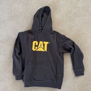 CAT Black Hoodie for Men